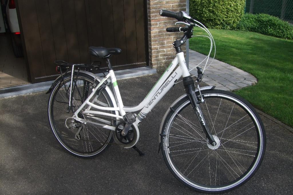 Dames fiets, Fietsen en Brommers, Velgrem, 47 tot 50 cm, Versnellingen, Zo goed als nieuw