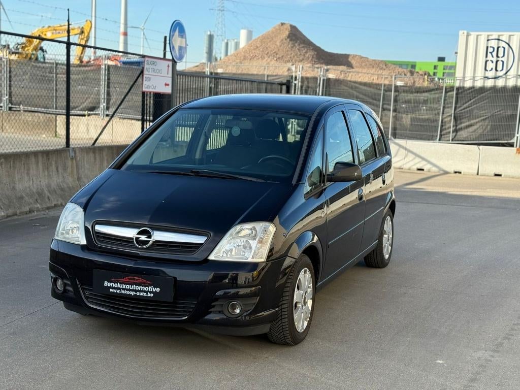 Opel Meriva 2009-1.6 Automaat-1ste eigenaar, Auto's, Overige bekleding, Zwart, 5 deurs, Meriva