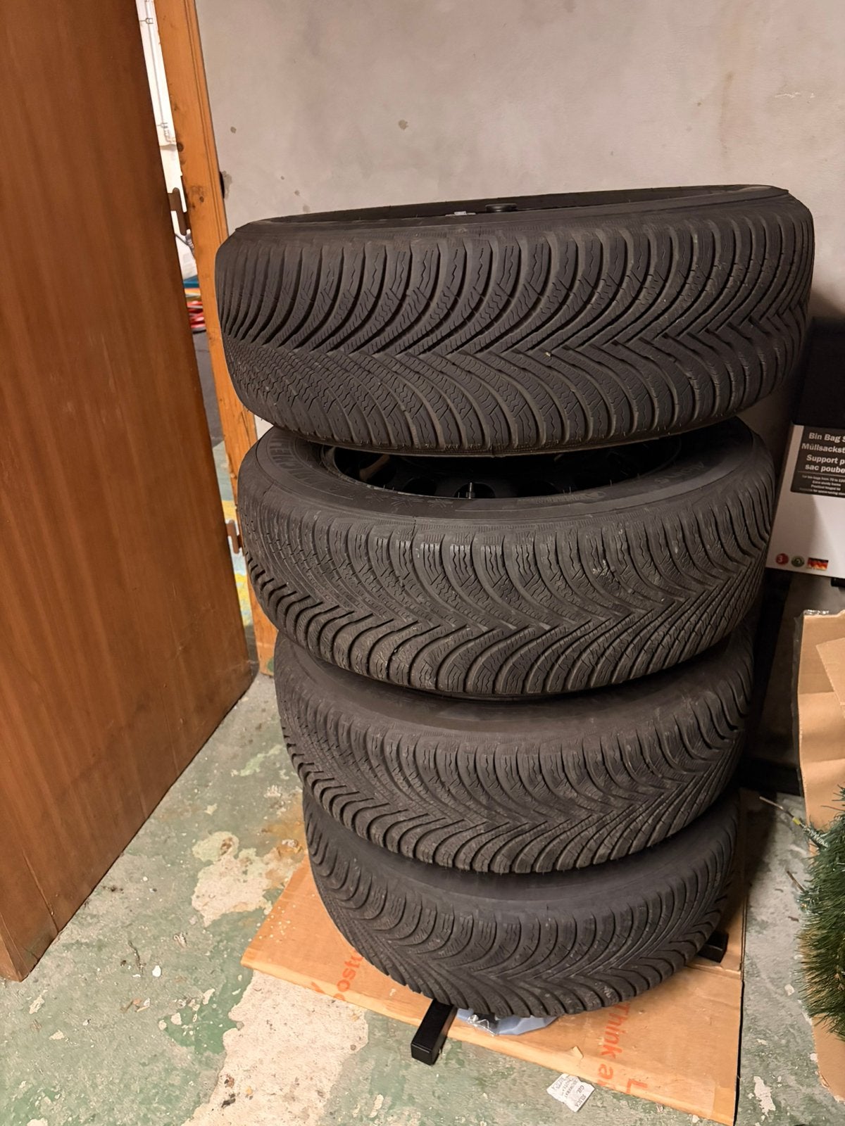 Winterbanden Michelin Alpine 5, Auto-onderdelen, Banden en Velgen, Ophalen, Winterbanden