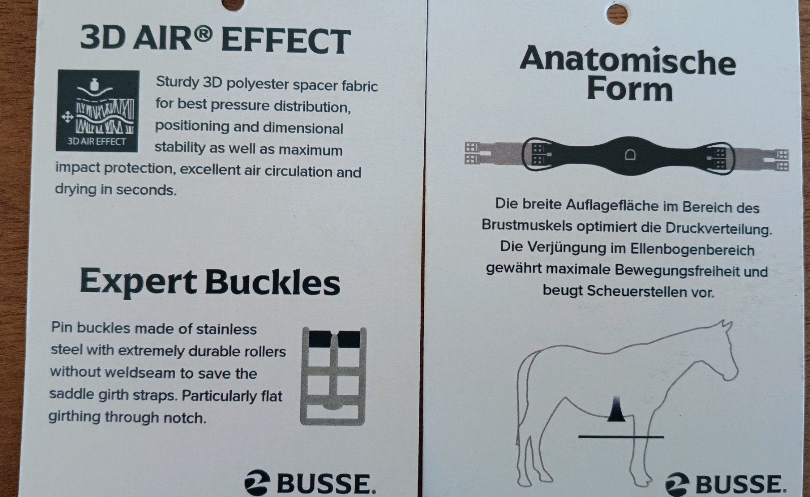 Busse 3 D air effect dressuur singel 60 cm, Enlèvement, Dressage, Sangle