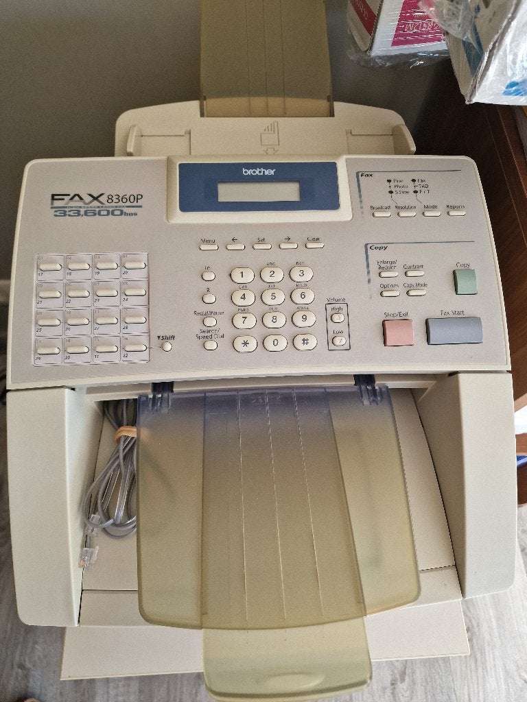 Fax, Télécoms, Fax, Enlèvement, Utilisé, Fax