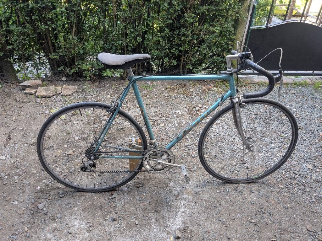 Zeldzaam en vintage: PEUGEOT racefiets (PX/PY-serie), Fietsen en Brommers, Fietsen | Racefietsen, 28 inch, Gebruikt, Staal, Velgrem