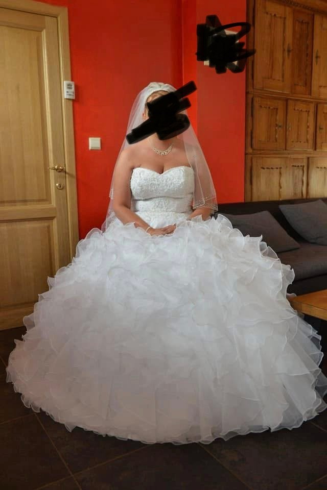 Vend ribe de mariee, Enlèvement, Comme neuf, Robe de mariée