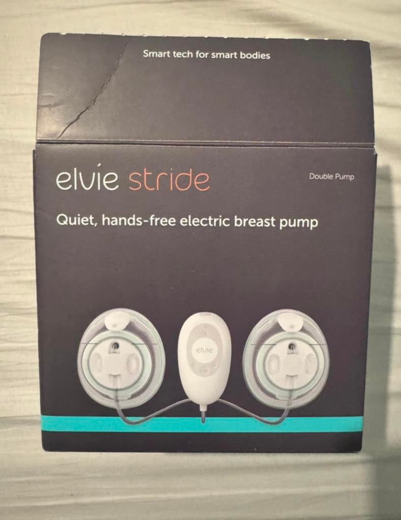 Elvie Stride Double Pump – Draadloze Handsfree Borstkolf, Ophalen of Verzenden, Gebruikt, Borstkolf