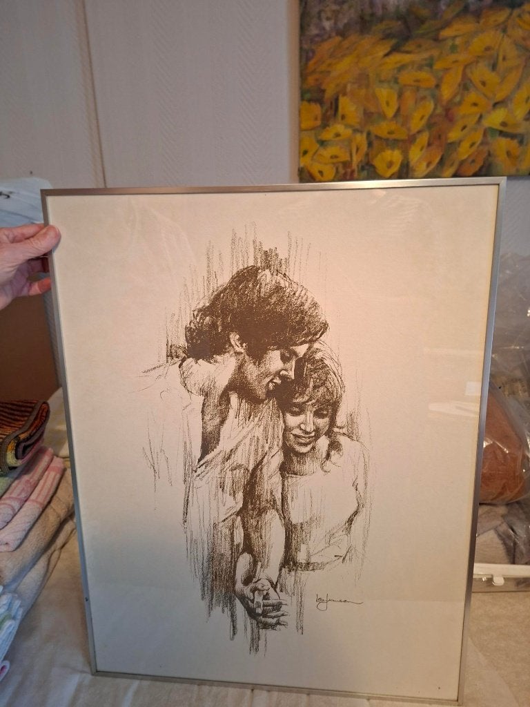 Tekening 'Holding hands', Enlèvement, Dessin