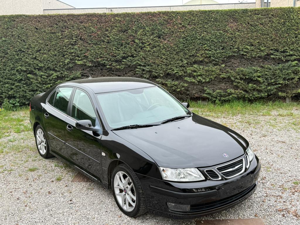 Saab 9-3 1.9 TiD, Autos, Saab, Achat, Entreprise, Entretenue par le concessionnaire, Noir