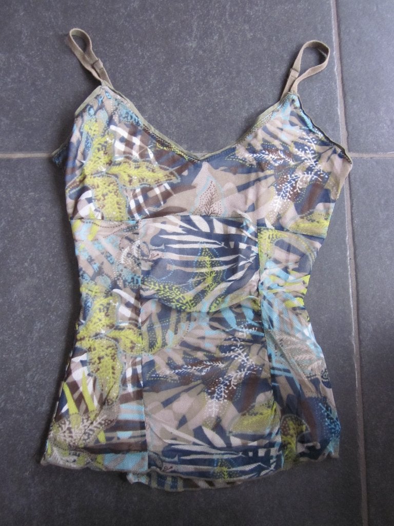 nieuw topje van het merk Mexx (geel-blauw-beige), Kleding | Dames, Topjes, Mexx, Beige, Nieuw, Ophalen of Verzenden