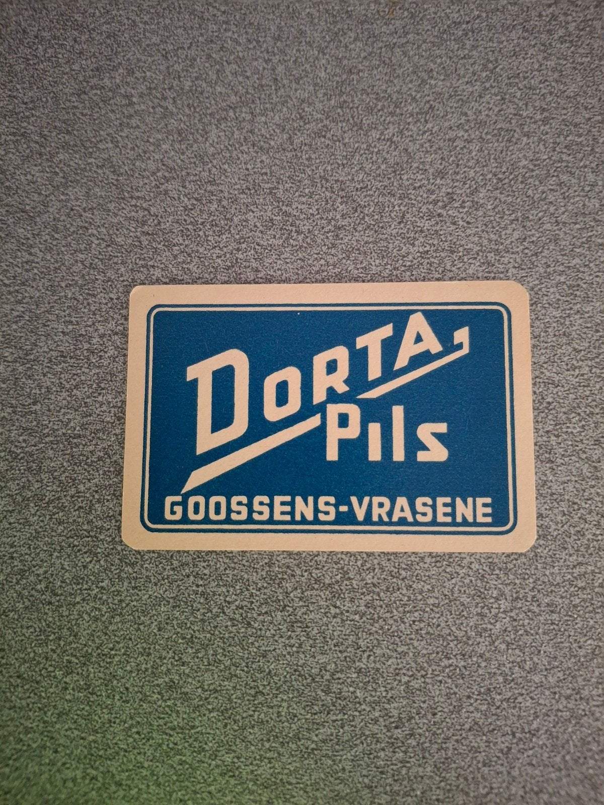 Oude speelkaart dorta pils goossens vrasene, Verzamelen, Ophalen of Verzenden