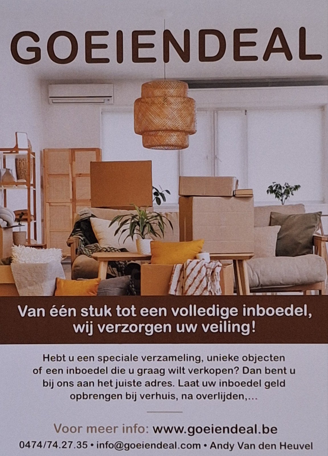 Inboedel opruiming, Maison & Meubles, Enlèvement