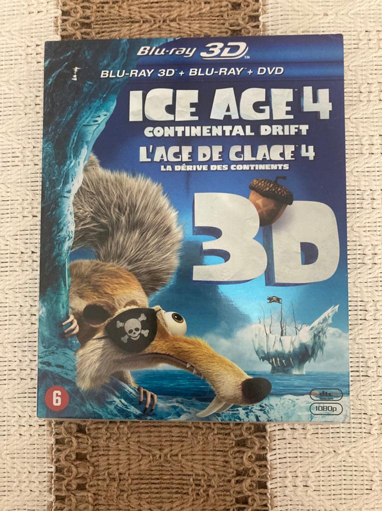 Ice Age 4 blu-ray dvd , blu-ray 3D en DVD, Livres, Science-fiction, Enlèvement ou Envoi, Comme neuf