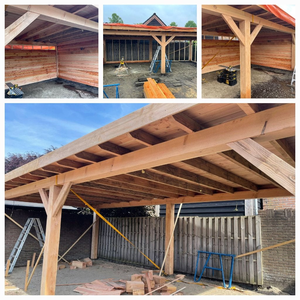 douglas hout voor overkapping balken palen dakbeschot, Tuin en Terras, Ophalen, Nieuw, Balken