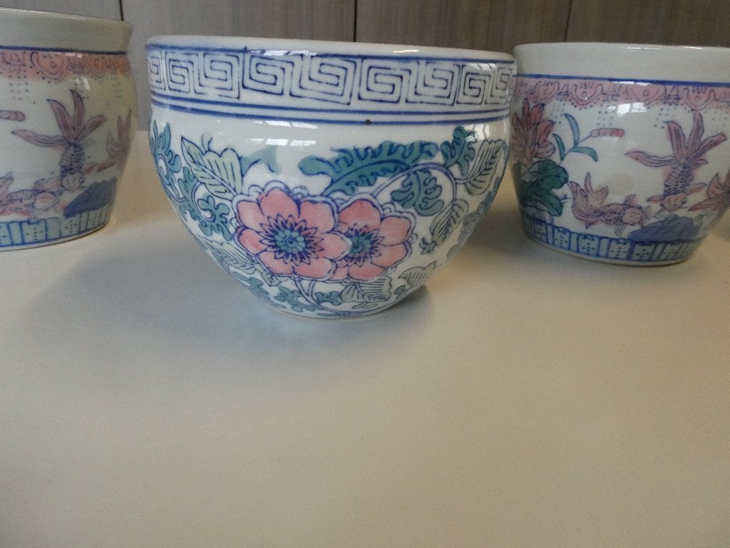 Leuke Chinese porseleinen bloempotten, Overige materialen, Rond, Binnen, Ophalen of Verzenden