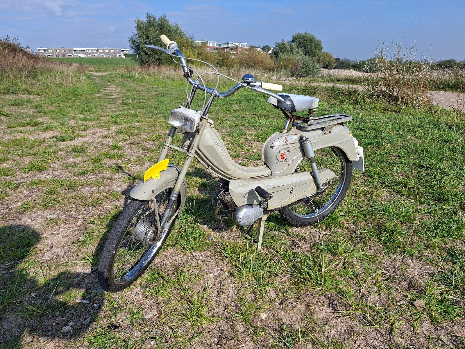 Flandria Caravelle 1966 loopt goed met mooi patina, Autres marques, Classe B (45 km/h), Enlèvement, 50 cm³