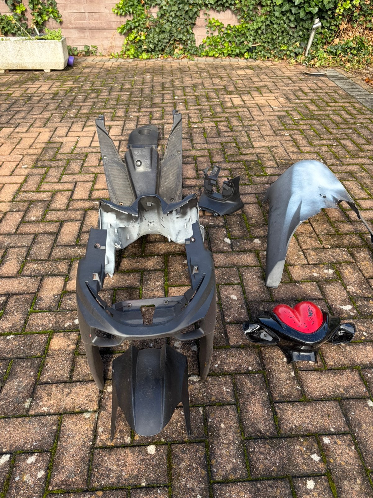 Aerox kappen, Fietsen en Brommers, Ophalen, Gebruikt