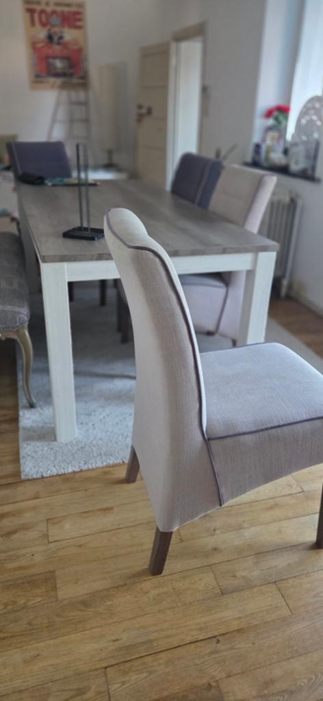 Tafel + 4 stoelen (landelijke stijl), Ophalen