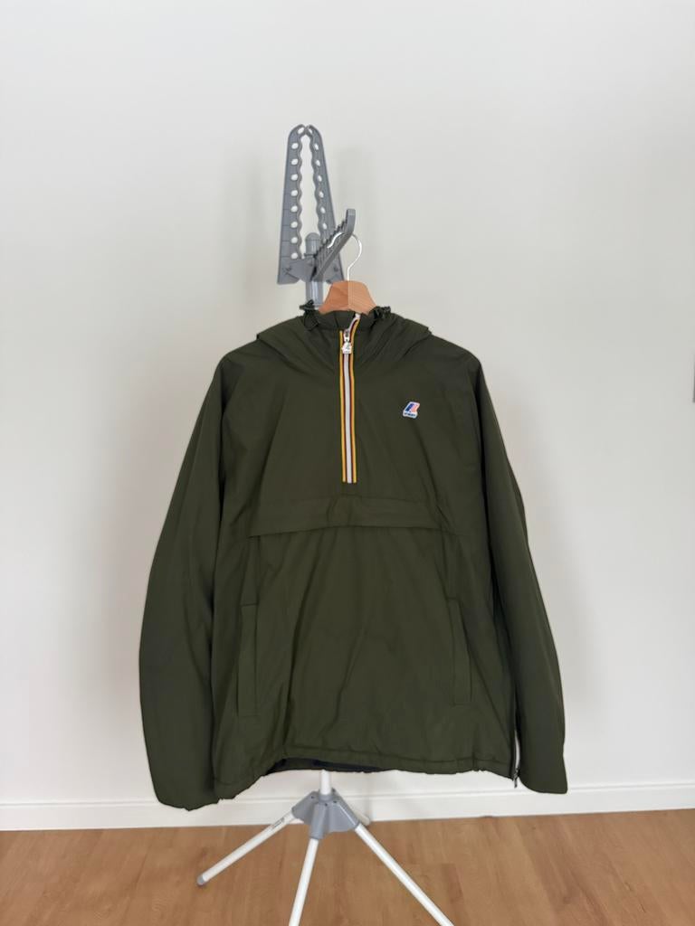 KWAY winter- en regenjas • geïmpregneerd!, Kleding | Heren, Jassen | Winter, Gedragen, Maat 56/58 (XL), Groen, Ophalen of Verzenden