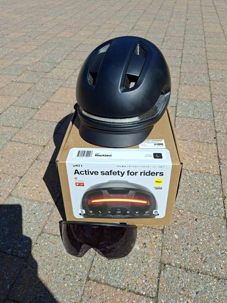 Fiets helm Unit1, Ophalen of Verzenden, Zo goed als nieuw, L, Heer of Dame