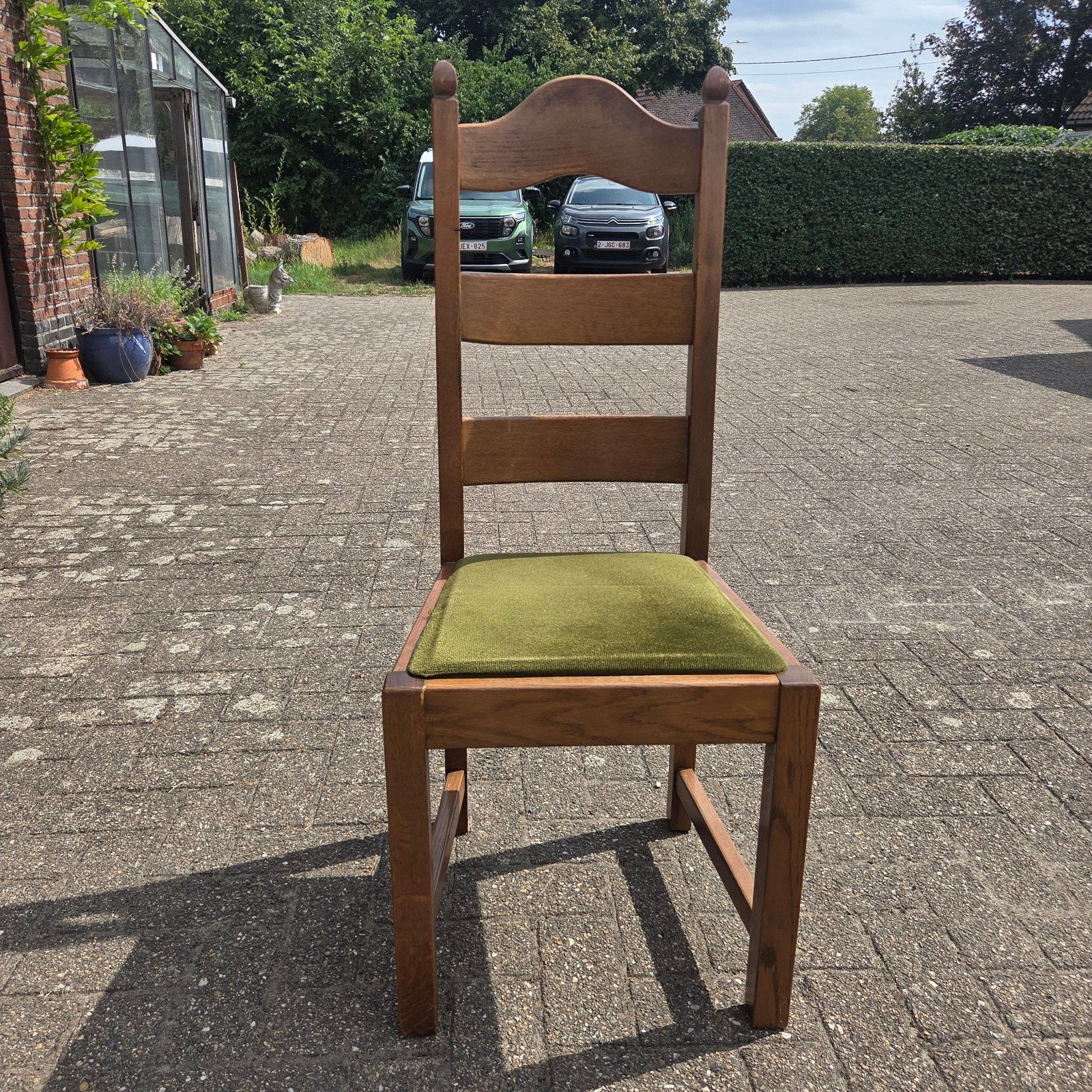 houten stoelen, Huis en Inrichting, Ophalen, Overige kleuren, Vijf, Zes of meer stoelen, Hout