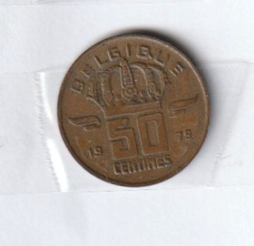 BELGIQUE BELGIUM BAUDOUIN 50 C 1979 FR, Enlèvement ou Envoi, Métal, Monnaie en vrac