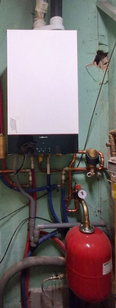 Chaudière à condensation au gaz Viesmann, Enlèvement, Comme neuf, Gaz naturel, 3 à 5 ans