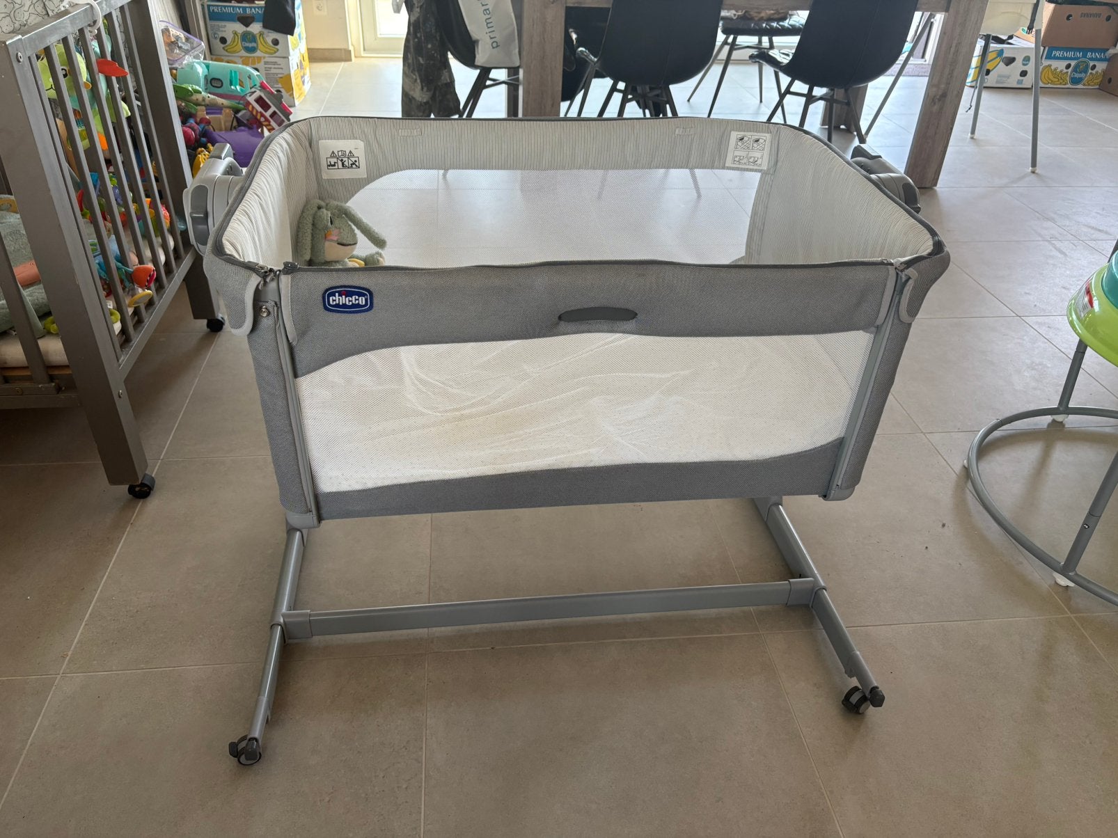 Co-sleeper grijs, Kinderen en Baby's, Ophalen, Gebruikt, Overige typen