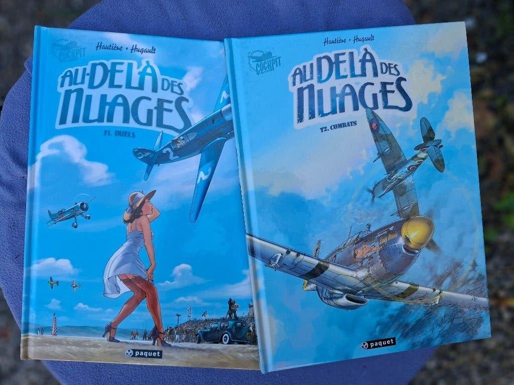 AU-DELA DES NUAGES TOMES 1 ET 2 SERIE COMPLETE HUGAULT REED, Livres, BD, Série complète ou Série, Enlèvement ou Envoi, Comme neuf