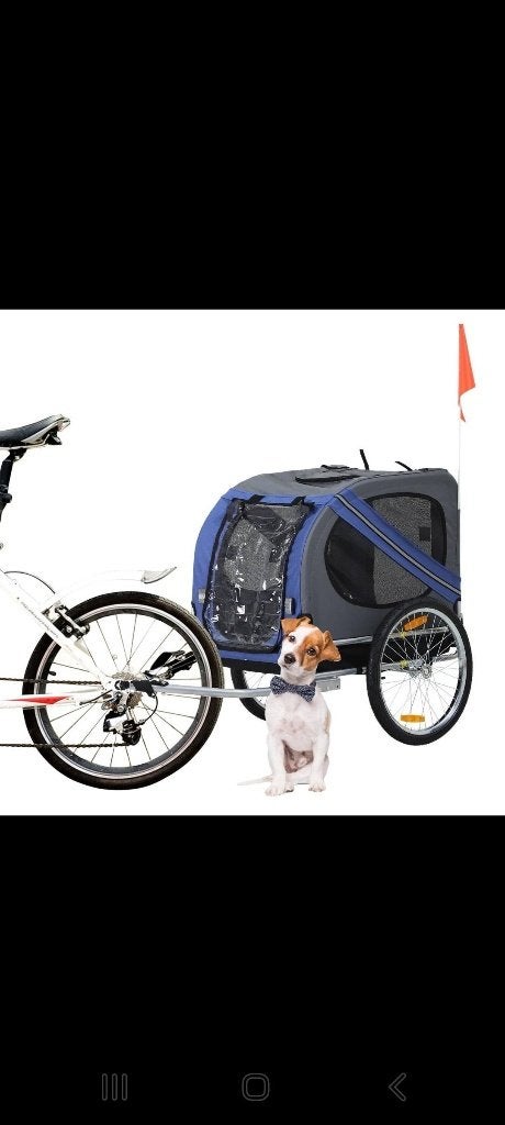 PawHut hondenfietskar / Pet Trailer – B4-0003-008, Animaux & Accessoires, Boîtes de transport, Utilisé, Enlèvement