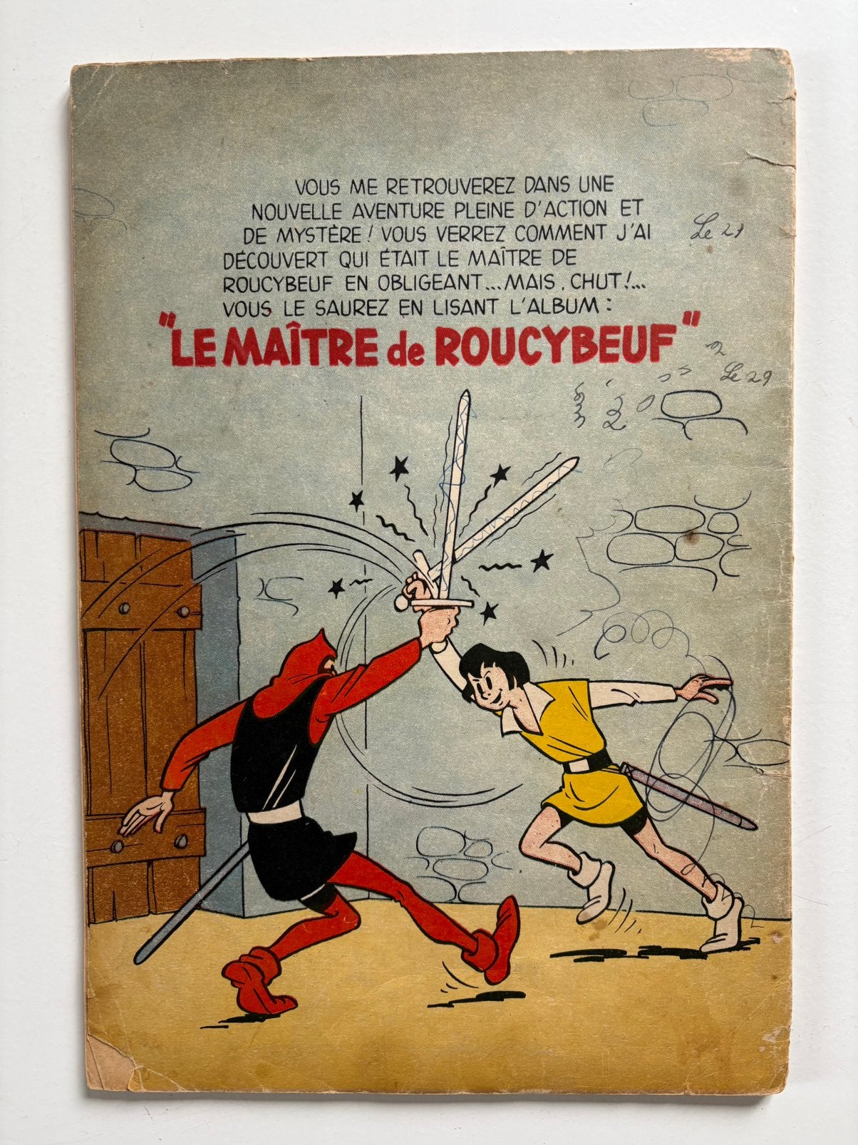 JOHAN Le châtiment de Basenhau eo 1954 éd.Originale -Beau, Livres, Une BD, Enlèvement ou Envoi, Utilisé