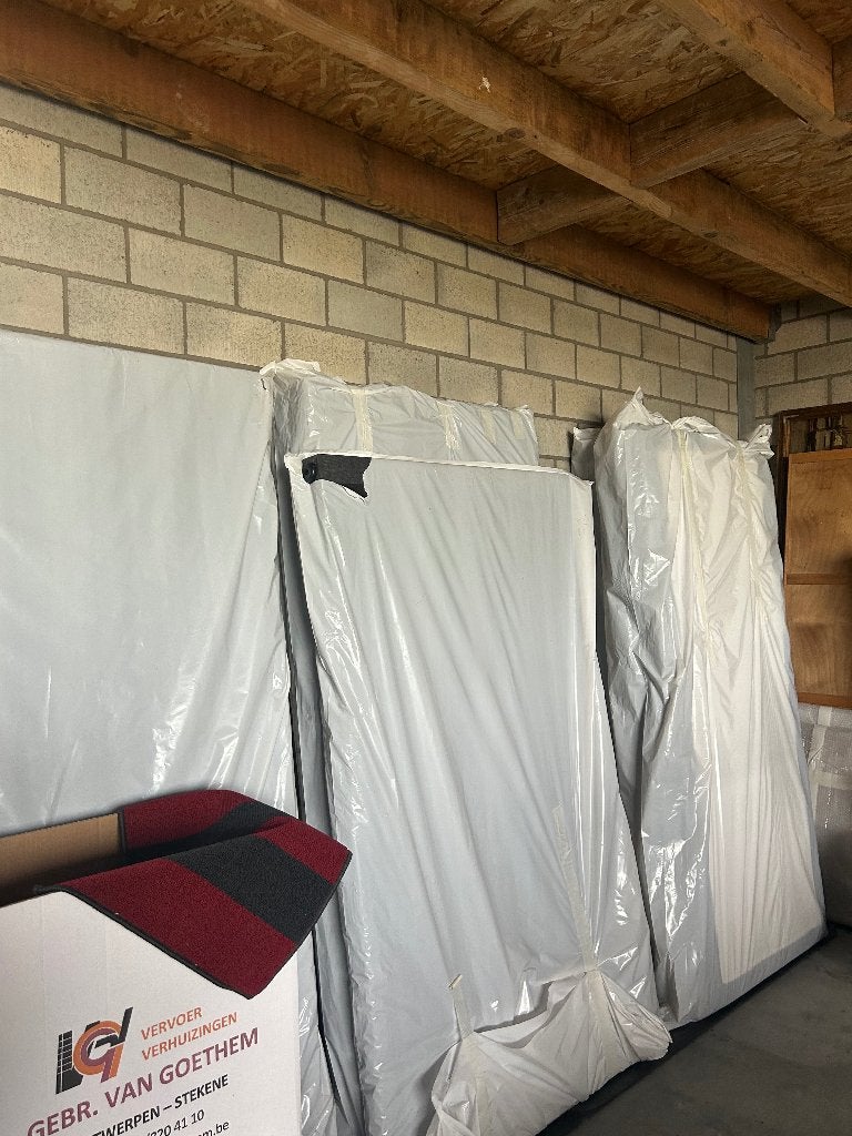 Boxspring 1m80 x 2m, Maison & Meubles, Gris, Enlèvement, Utilisé, 180 cm