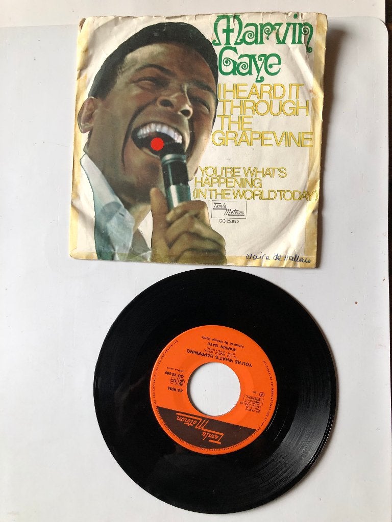 Marvin Gaye: I heard it from the grapevine (1968), Verzenden, Gebruikt, 7 inch, R&B en Soul