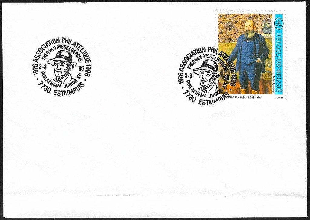 1996 - BELGIQUE - FDC Émile Mayrisch [Y&T 2628]+ESTAIMPUIS, Non oblitéré, Avec enveloppe, Timbre-poste, Envoi