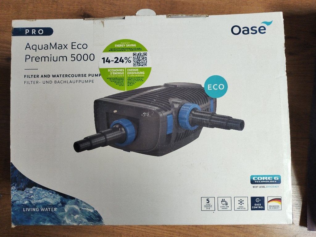 Pompe de bassin Oase AquaMax Eco Premium 5000 neuve en boîte, Enlèvement ou Envoi, Neuf, Pompe de bassin