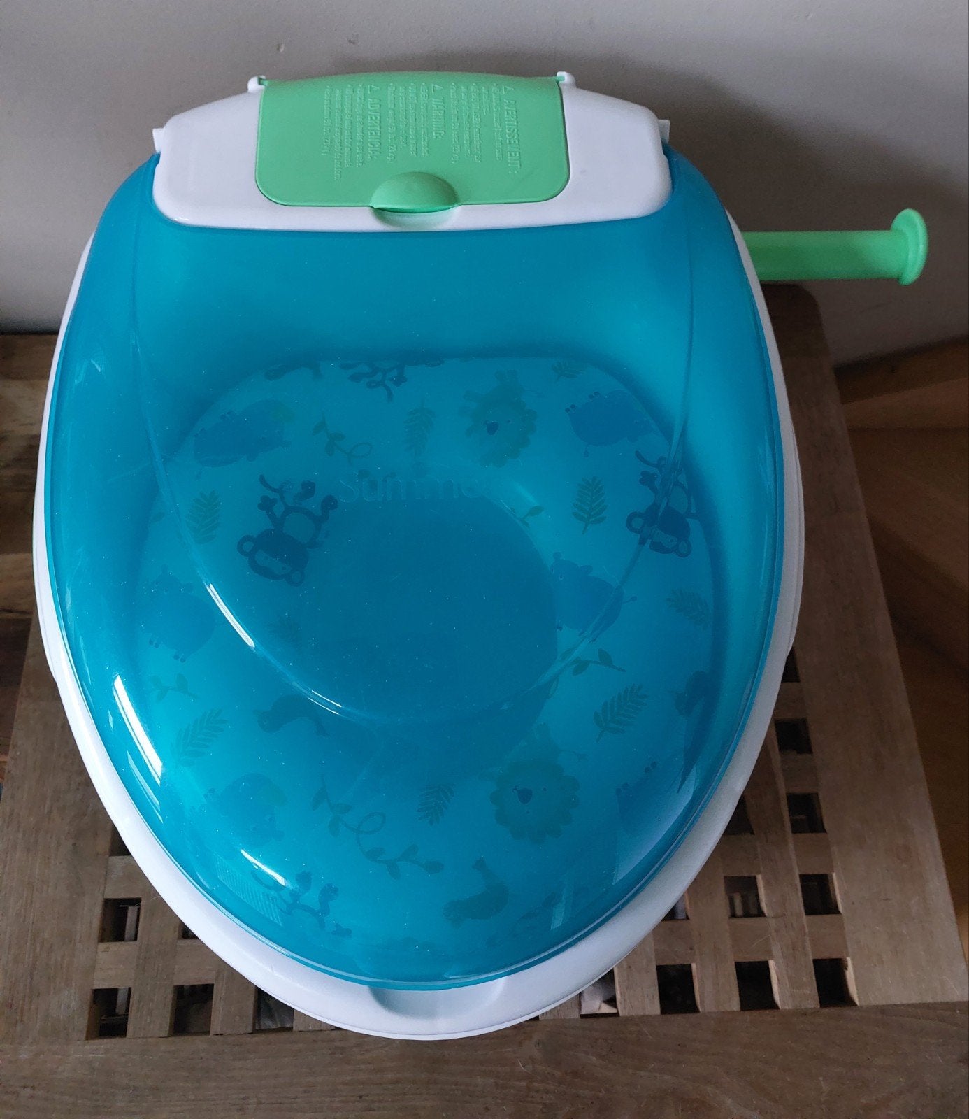 Wc-potje voor kinderen., Ophalen