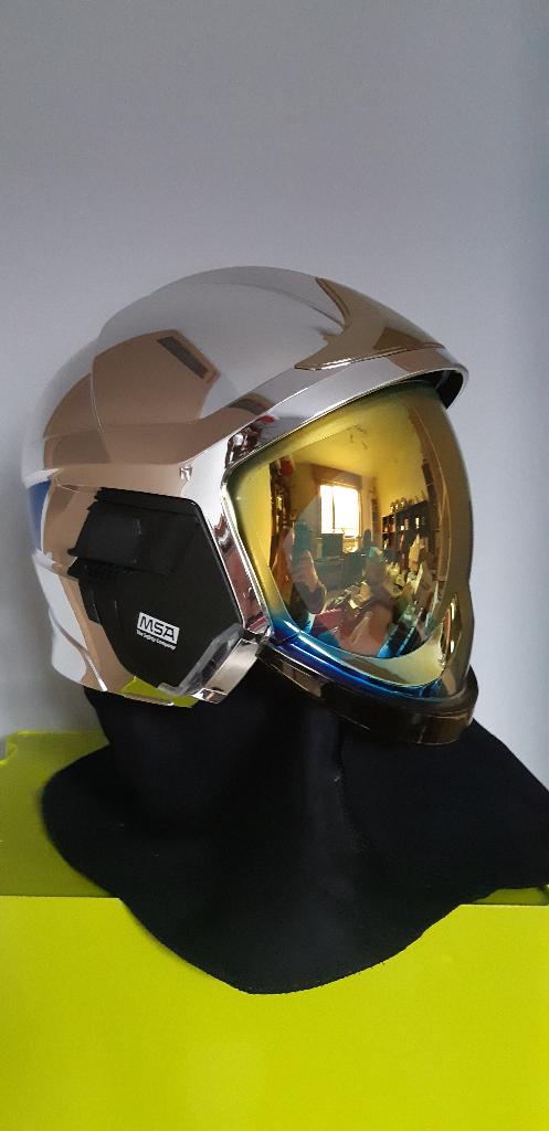 Casque pompier MSA Gallet F1 XF, Collections, Objets militaires | Général, Autres, Envoi