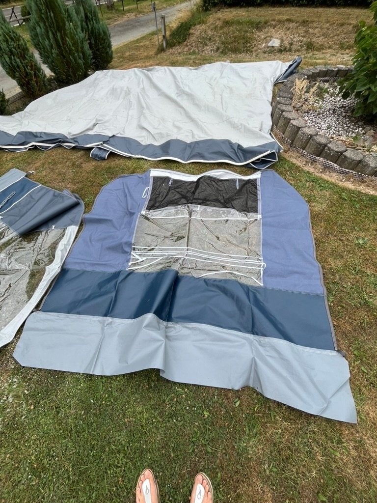 Dorema Lugano XL300 luifel, Caravans en Kamperen, Voortenten en Luifels, Ophalen, Gebruikt, Dorema