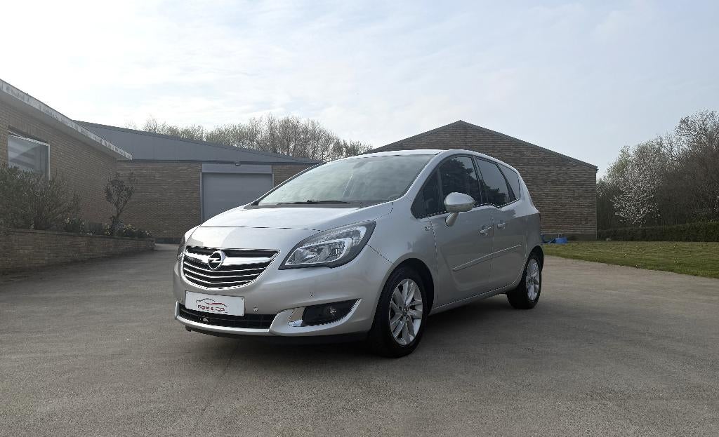 Opel Meriva 1.4i Turbo Ess. ** Navi - Caméra ** GAR 12M, Argent ou Gris, Euro 6, Entreprise, Garantie prolongée
