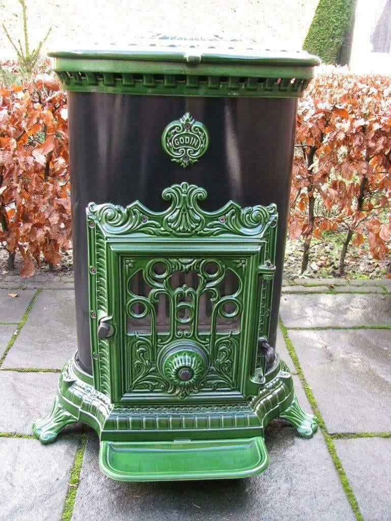 Prachtige Godin houtkachel of kolen type 3726 in goede staat, Ophalen, Overige brandstoffen, Houtkachel, Zo goed als nieuw