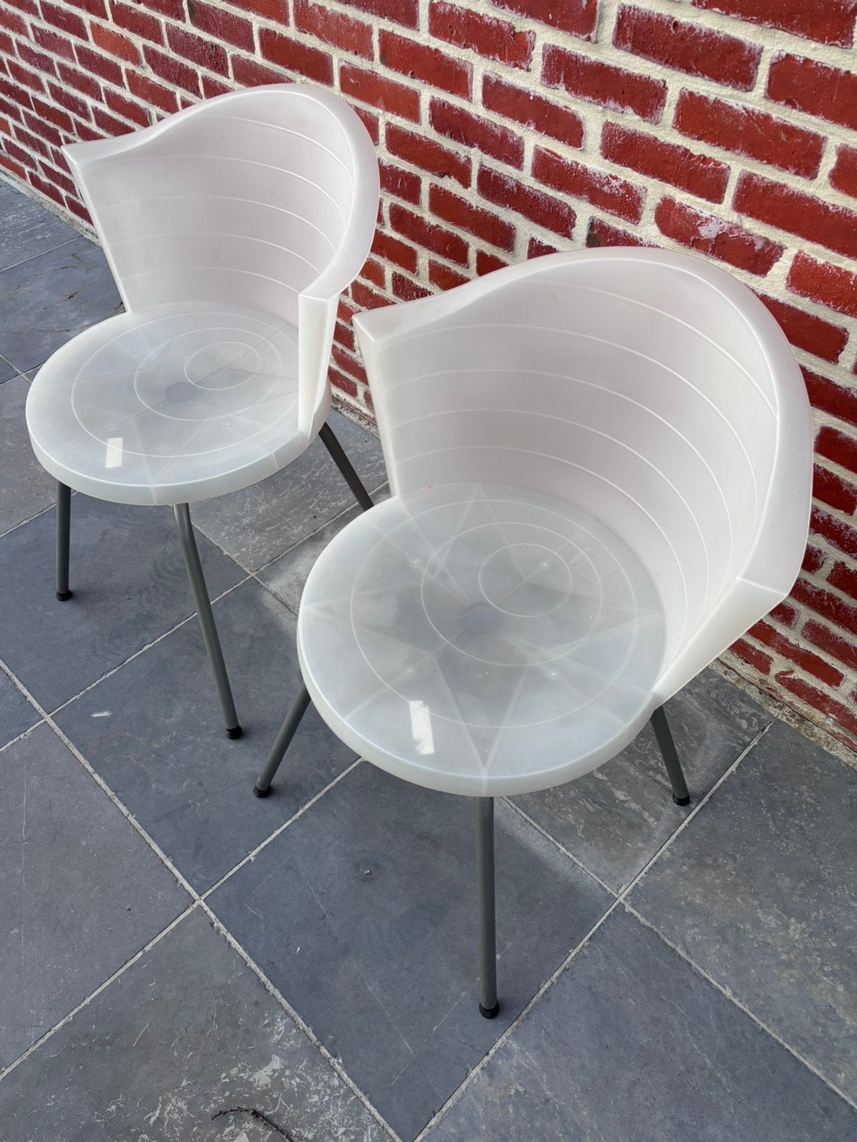 2x Ikea Nevil Swivel Chair - Draaistoelen, Maison & Meubles, Chaises, Enlèvement, Comme neuf, Synthétique