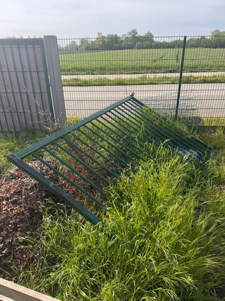 Hek/poort, Ophalen, Gebruikt, IJzer
