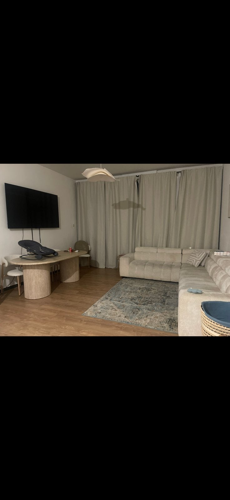 Canape d’angle beige, Maison & Meubles, Mobilier complet, Enlèvement