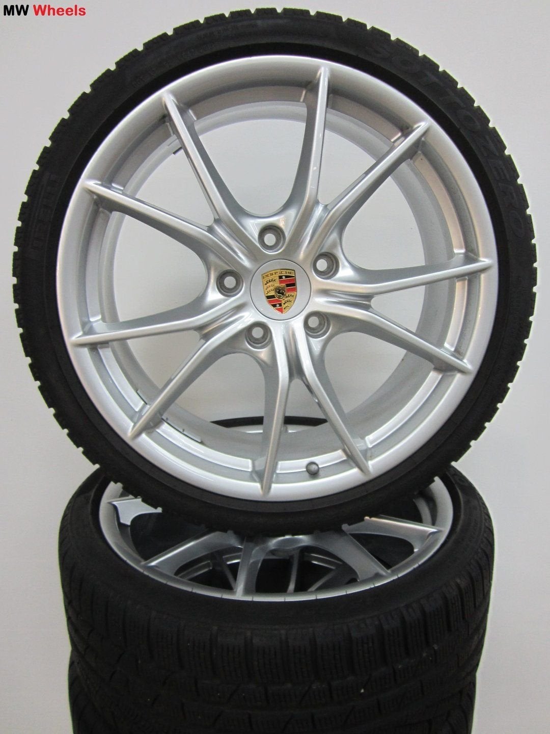 Porsche 20 inch Origineel 911 991 MKII velgen winterbanden, Auto-onderdelen, Gebruikt, -, -, Banden en Velgen