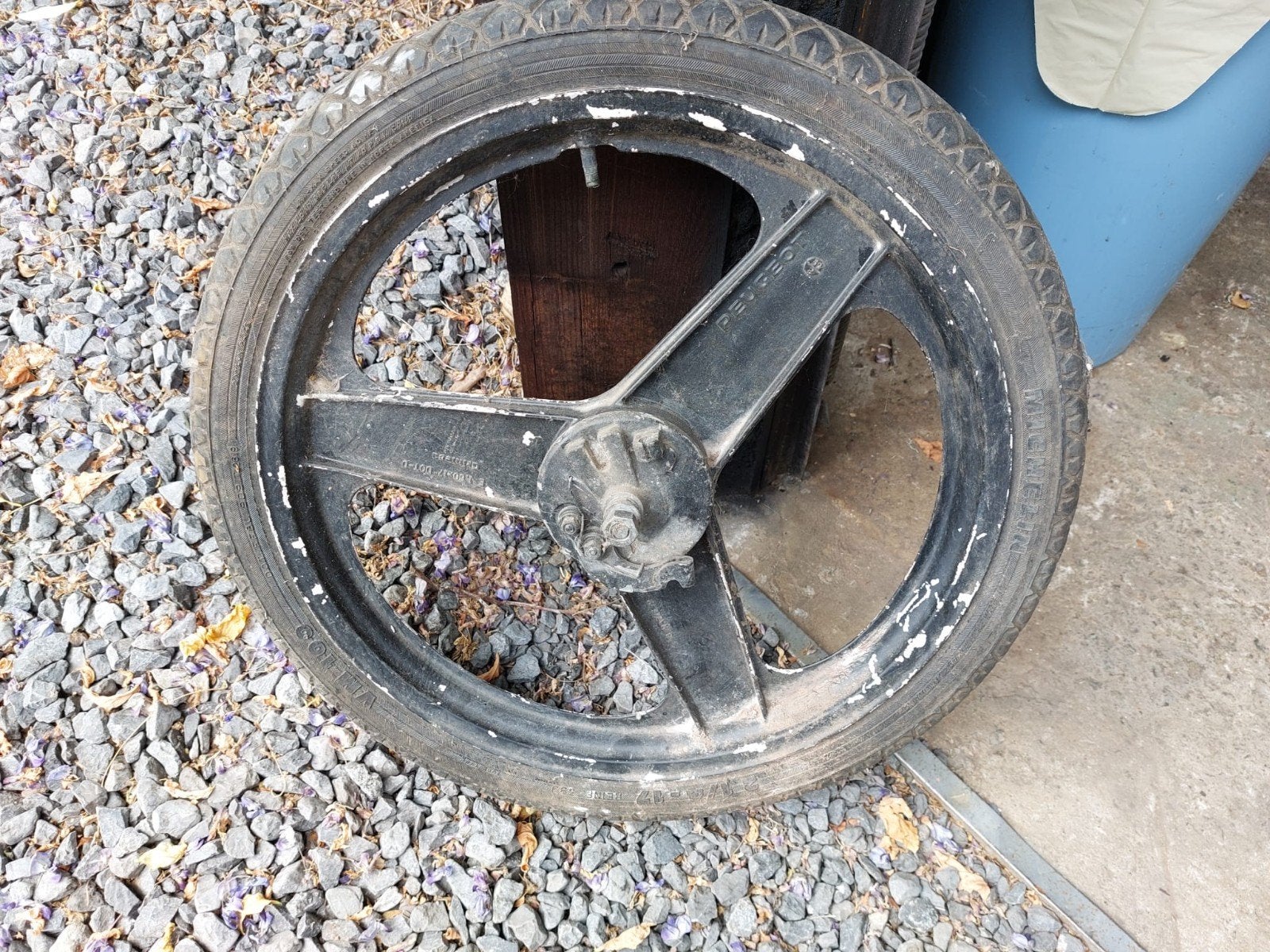 roue mobylette peugeot, Fietsen en Brommers, Brommeronderdelen | Algemeen, Ophalen