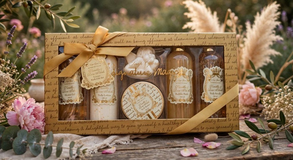 Wellness Brubaker bad lichaam Vanilla Rose Mint nieuw, Ophalen of Verzenden, Nieuw, Bad & Douche