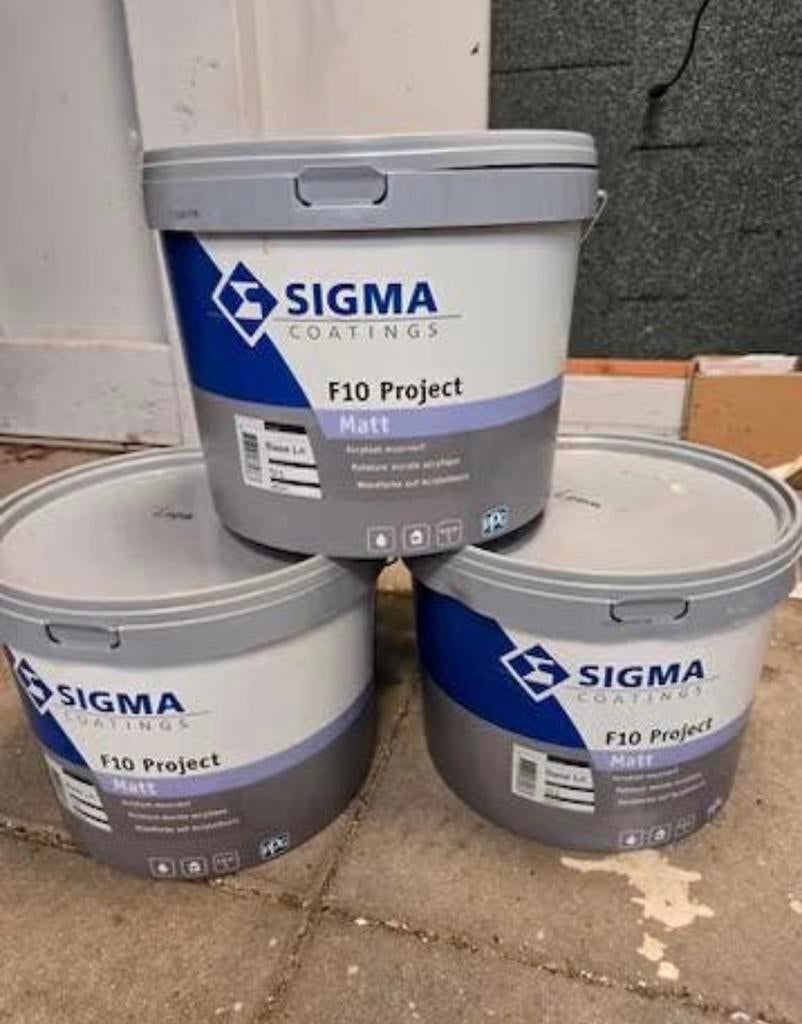 Sigma muurverf wit, Bricolage & Construction, Enlèvement, Neuf, Blanc