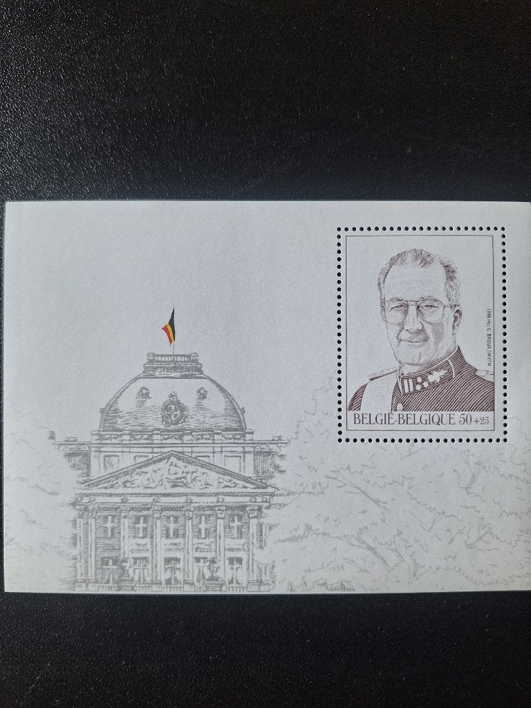Blok 75 - jaar 1998 - 2740 - Koning Albert II, Ophalen, Koninklijk huis, Postfris, Postfris