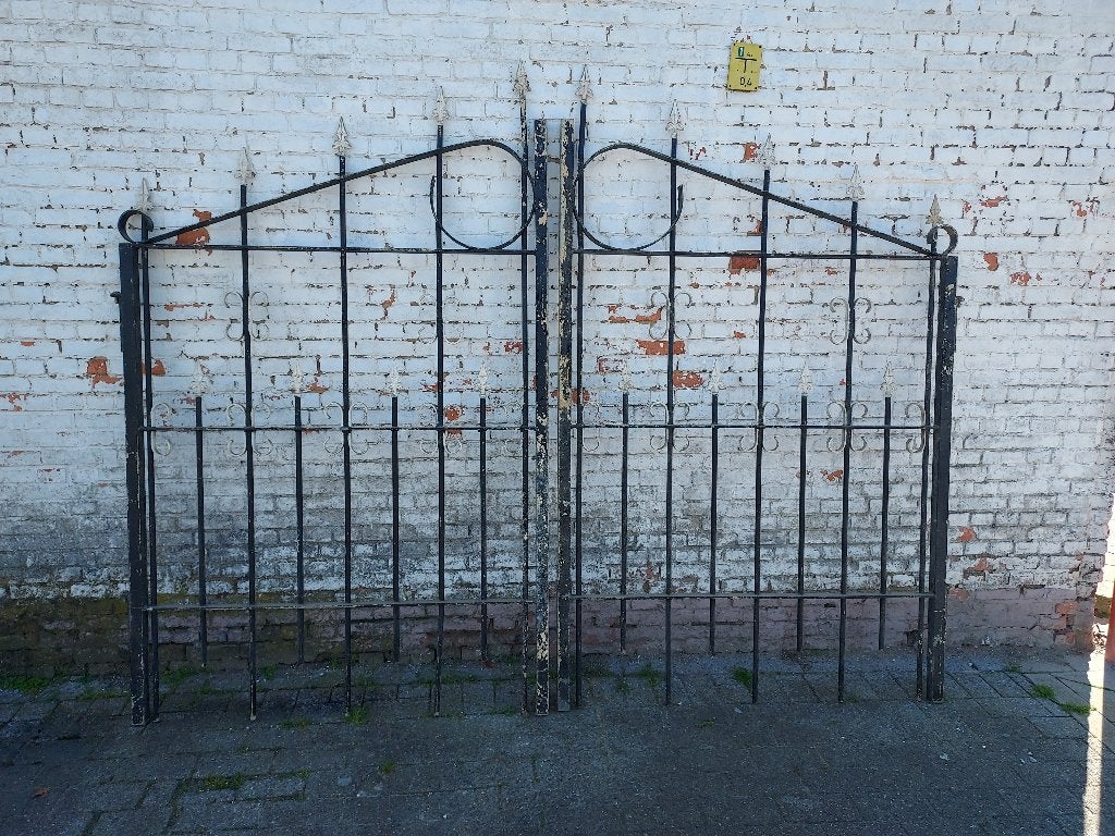 smeedijzeren poort, Ophalen, Gebruikt, 200 cm of meer, IJzer