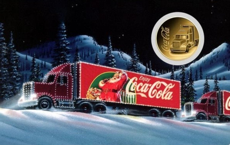Pièce en or Coca-Cola Truck - 3000 francs tchadiens (en cour, Enlèvement ou Envoi