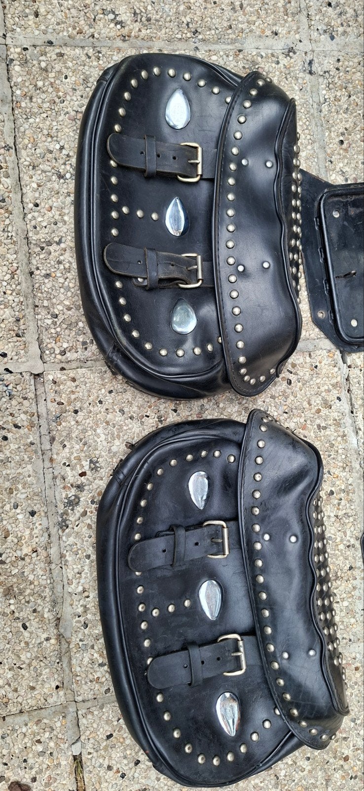 Harley Davidson Heritage tassen+bevestigingbeugels, Motoren, Ophalen