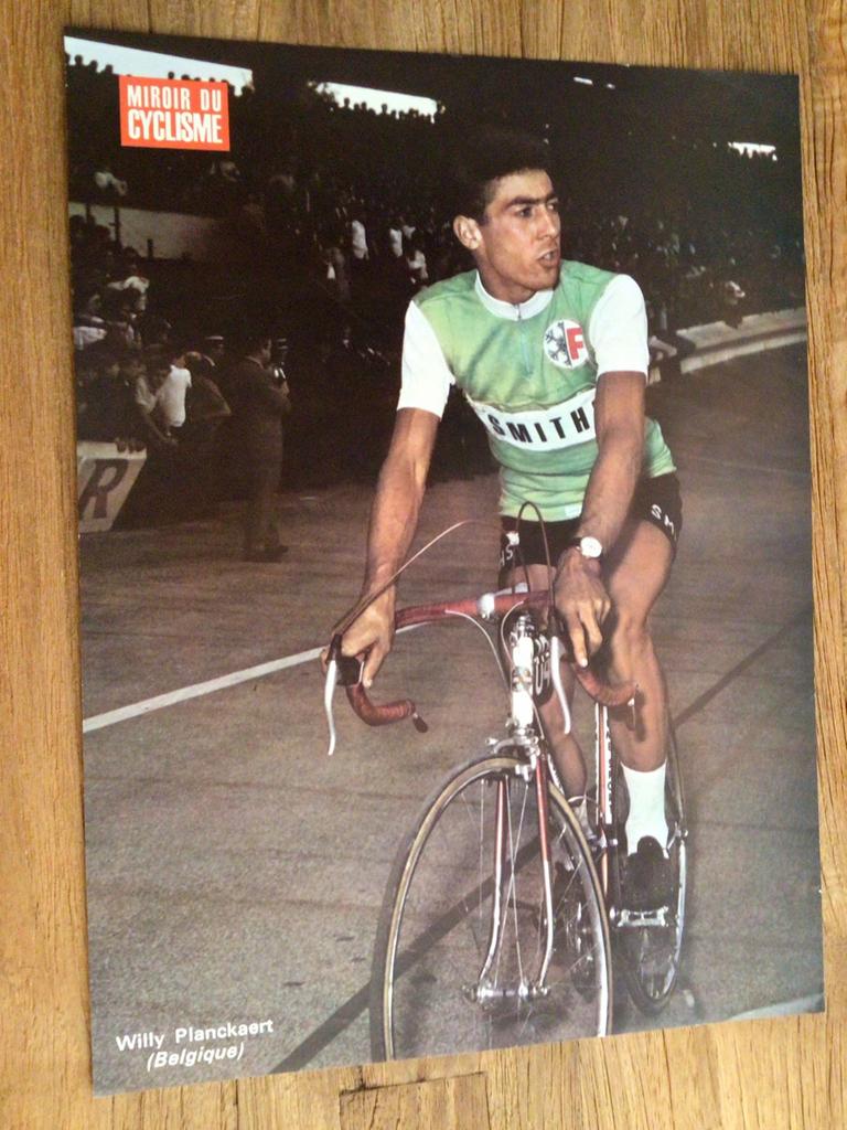 Wielerposter tour de france willy lanckaert, Verzenden, Zo goed als nieuw