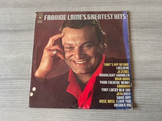 Vynil Frankie Laine’s greatest hits (lp005), Beschermende buitenhoes, Ophalen of Verzenden, Gebruikt, LP